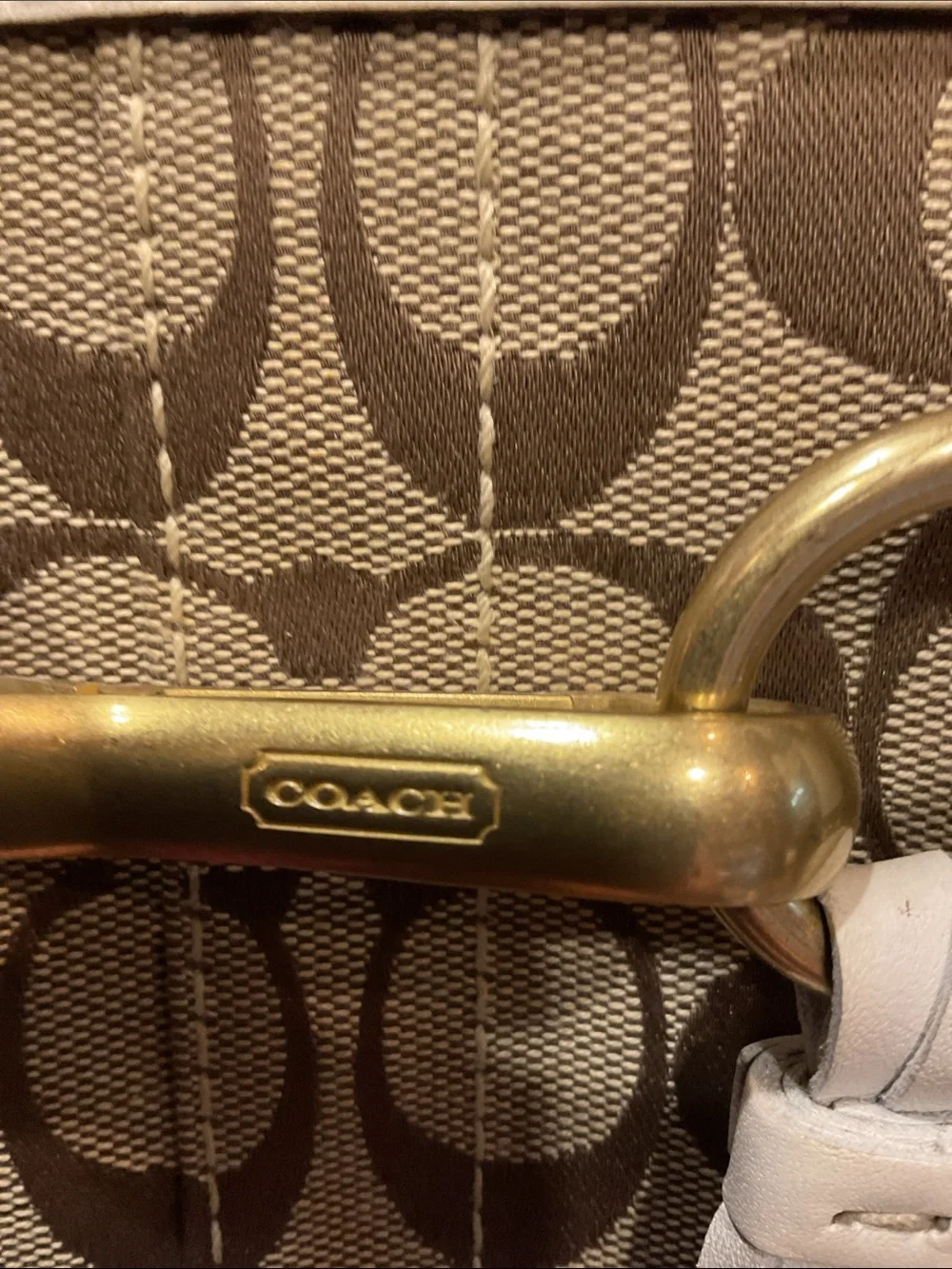 Vintage Coach Signature Bag Classic